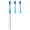 Orthodontic toothbrush with replaceable brushes (3pcs), light blue